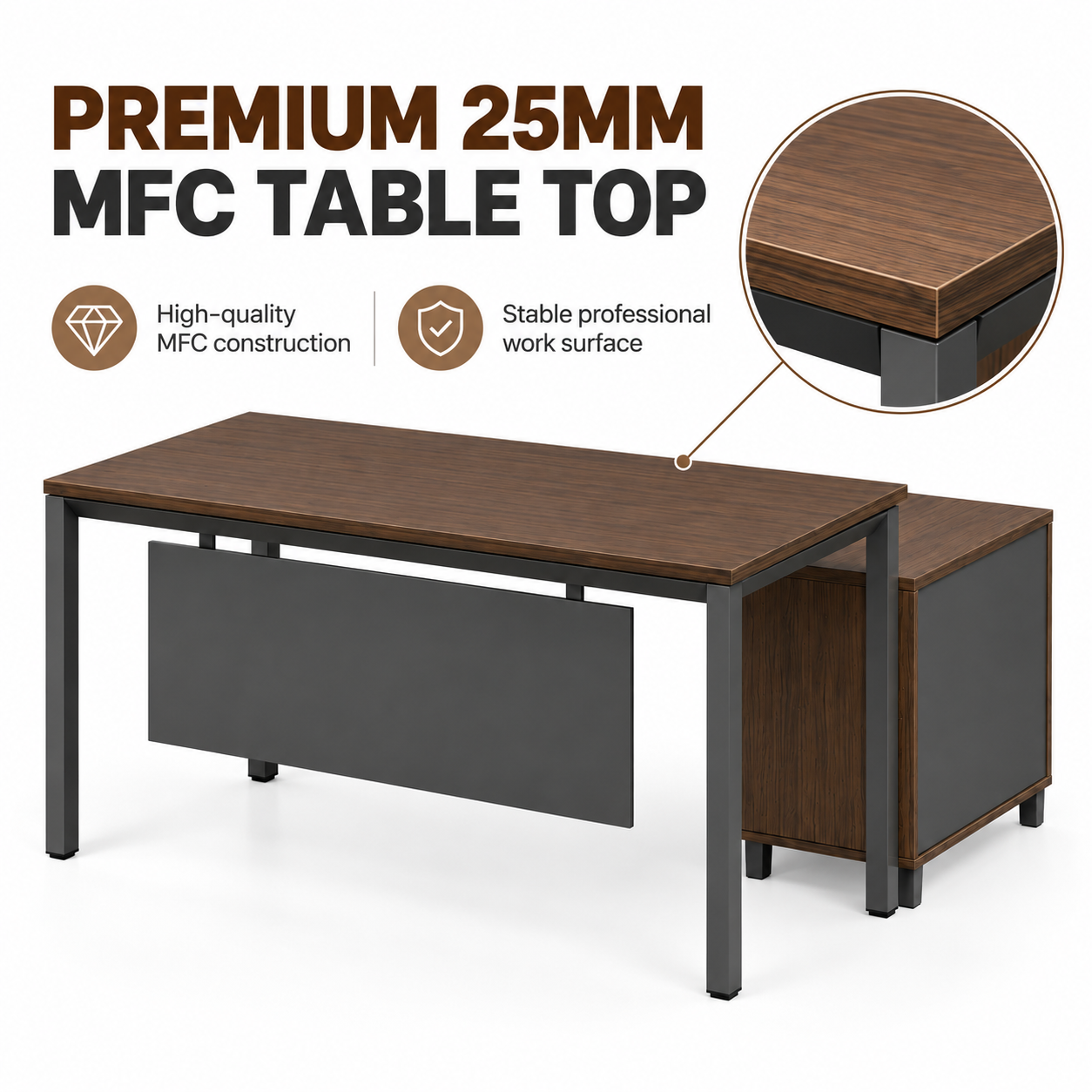 Премиальный 25‑мм столешница MFC